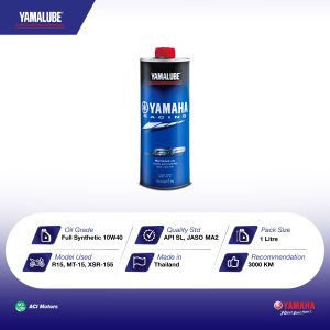 YAMALUBE 10W-40 Full Synthetic-Racing Engine Oil for Yamaha Motorcycles